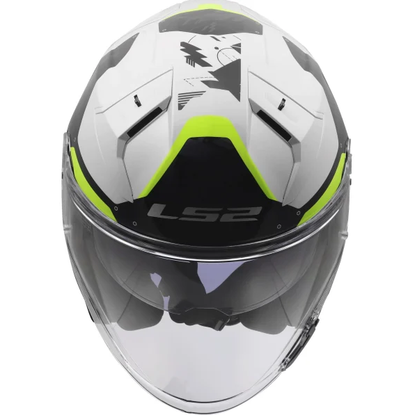 Kask LS2 OF603 Infinity II NIGHTLINE H-V YELLOW